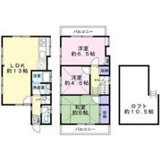 北中沢2丁目貸家の間取り画像