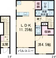 リーブルファイン那加南栄町の間取り画像
