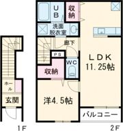 リーブルファイン那加南栄町の間取り画像
