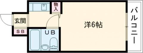 サニーパレス花北の間取り画像
