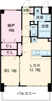 グランコート高槻の間取り画像