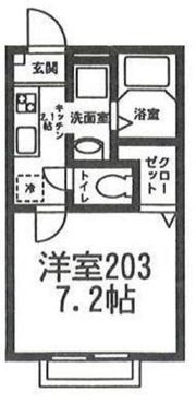 パナハイツ伊藤の間取り画像