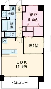 グランコート高槻の間取り画像