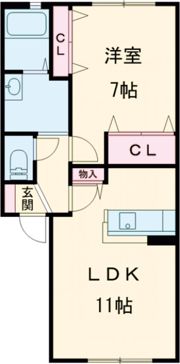 ソレイユⅡの間取り画像