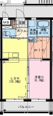 MARINE ROAD（マリンロード）の間取り画像