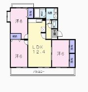 ランデックス壱番館の間取り画像