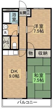 メゾンド都原の間取り画像
