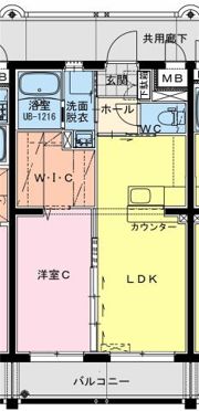 MARINE ROAD（マリンロード）の間取り画像