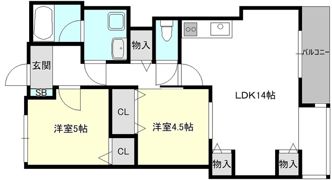 シャルムヒメゴーの間取り画像