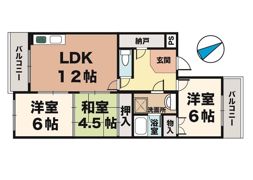 メゾンド平岡の間取り画像