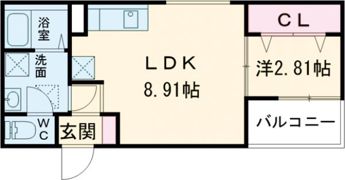 F+style上田3号館の間取り画像