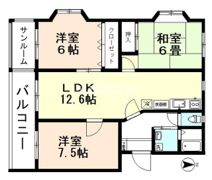 セルヴァン掛尾の間取り画像
