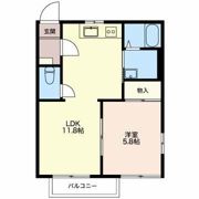 フレグランス和島の間取り画像