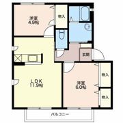 アザレアコート Bの間取り画像