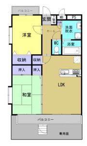 エンゼルシャトーIIの間取り画像