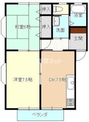 溜屋ハイツIIIの間取り画像