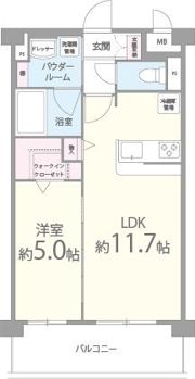 グランディールブライトⅡの間取り画像