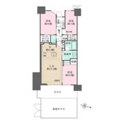 ガーデングランデ横浜戸塚コージーグランデの間取り画像
