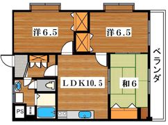 グレードハイム田上の間取り画像
