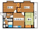 グレードハイム田上の間取り画像