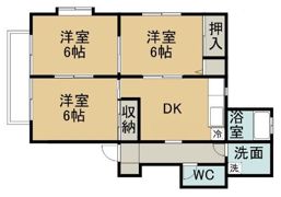 ヴェルテス江津Ⅱの間取り画像