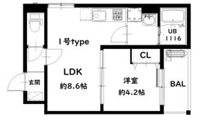 Jino徳庵の間取り画像