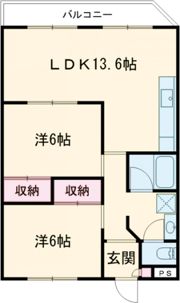ラピュタ宮前の間取り画像