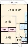 ラピュタ宮前の間取り画像