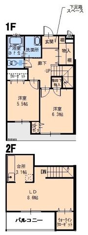 フジパレス辻子の間取り画像