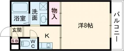 サンモールの間取り画像