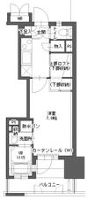 アクタス博多Vタワーの間取り画像