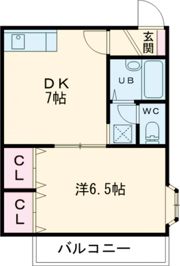 いとやハイツの間取り画像
