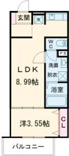 F+style天美東4号館の間取り画像