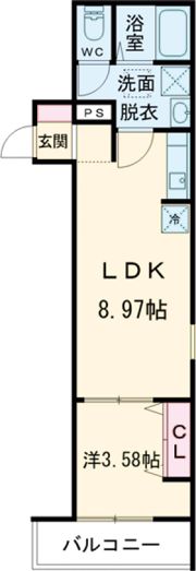 F+style天美東4号館の間取り画像