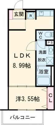 F+style天美東4号館の間取り画像