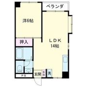 イーダッシュ新富町の間取り画像