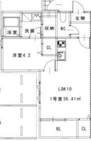 メゾンクレール井尻南壱番館の間取り画像