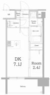エンクレスト天神LINKの間取り画像