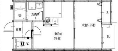 アプリーレ井尻の間取り画像
