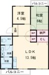 コーポ末広の間取り画像