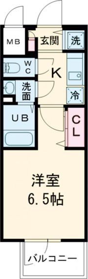 エスリード神戸三宮の間取り画像