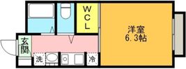 flat本町A棟の間取り画像