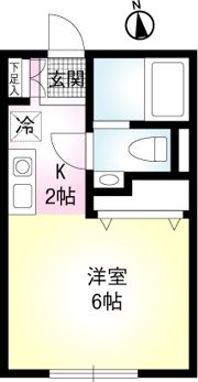 ヴェラハイツ磯子壱番館の間取り画像