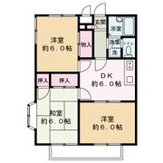 シティー堂山Aの間取り画像