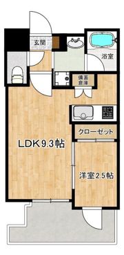 ロータス武之橋の間取り画像
