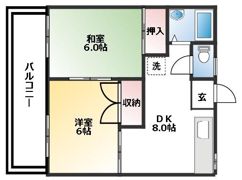 コーポキラの間取り画像