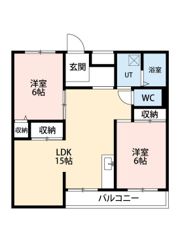 グロースハイツ吉田下島の間取り画像