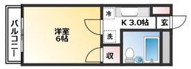 コーポ朝日?の間取り画像