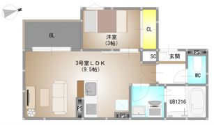 REGALEST 新保の間取り画像