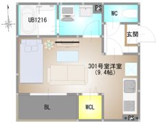 仮称）REGALEST 下伊福本町Ⅳの間取り画像
